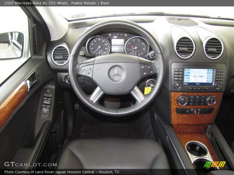 Pewter Metallic / Black 2007 Mercedes-Benz ML 350 4Matic