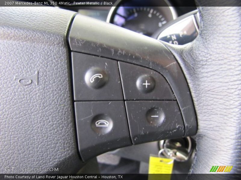 Pewter Metallic / Black 2007 Mercedes-Benz ML 350 4Matic