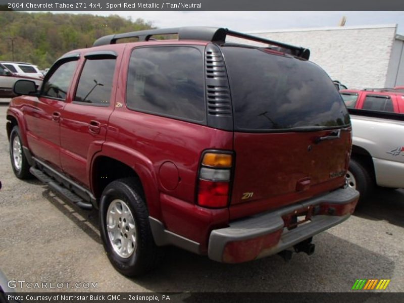 Sport Red Metallic / Tan/Neutral 2004 Chevrolet Tahoe Z71 4x4