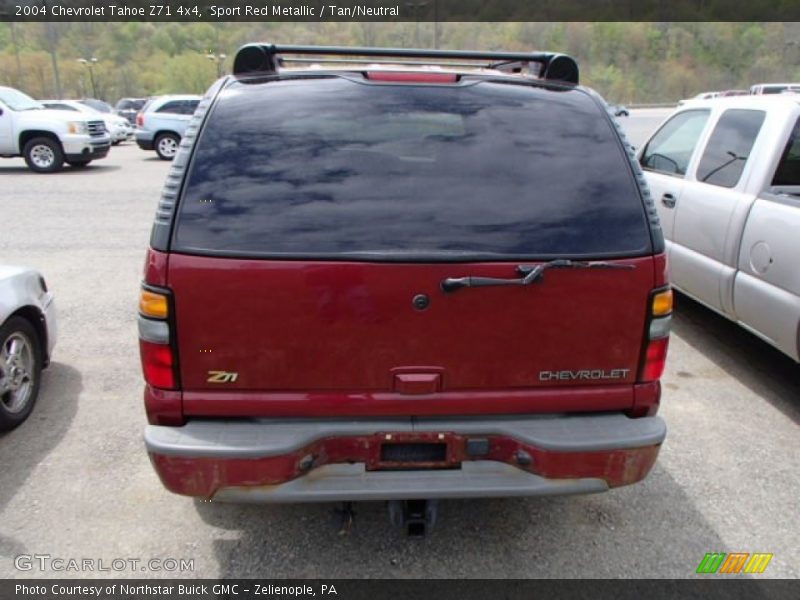 Sport Red Metallic / Tan/Neutral 2004 Chevrolet Tahoe Z71 4x4
