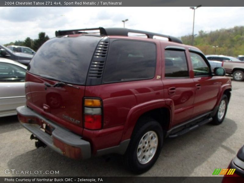 Sport Red Metallic / Tan/Neutral 2004 Chevrolet Tahoe Z71 4x4