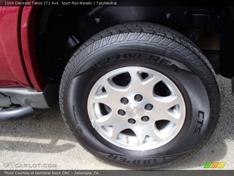 Sport Red Metallic / Tan/Neutral 2004 Chevrolet Tahoe Z71 4x4
