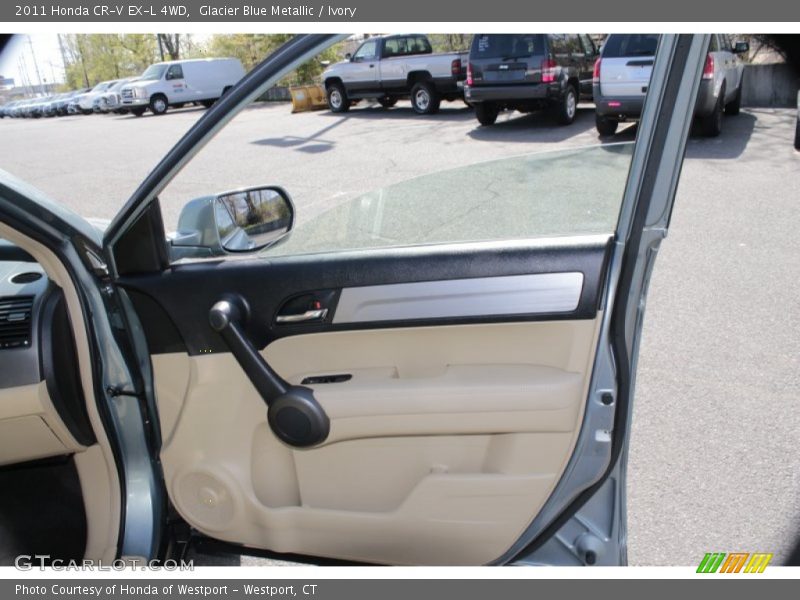 Glacier Blue Metallic / Ivory 2011 Honda CR-V EX-L 4WD