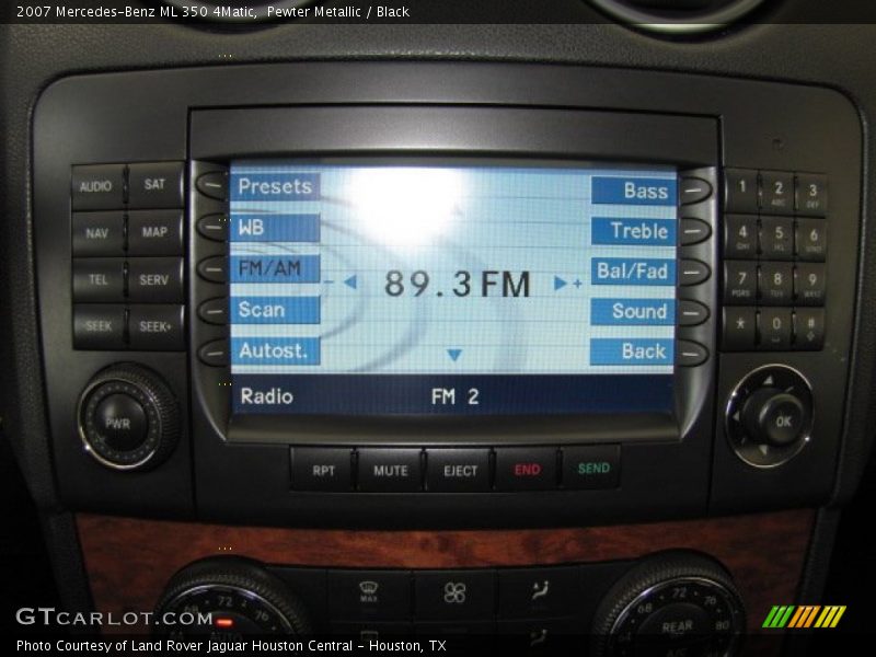 Pewter Metallic / Black 2007 Mercedes-Benz ML 350 4Matic