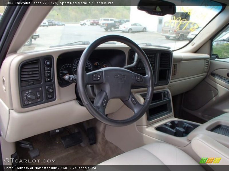 Sport Red Metallic / Tan/Neutral 2004 Chevrolet Tahoe Z71 4x4