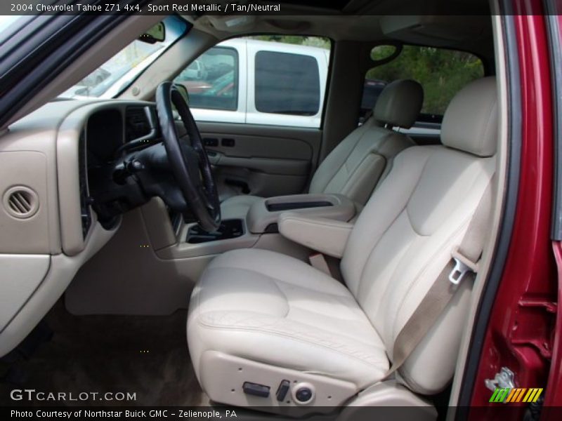 Sport Red Metallic / Tan/Neutral 2004 Chevrolet Tahoe Z71 4x4