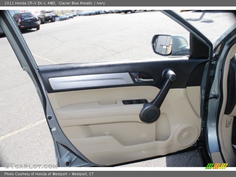 Glacier Blue Metallic / Ivory 2011 Honda CR-V EX-L 4WD