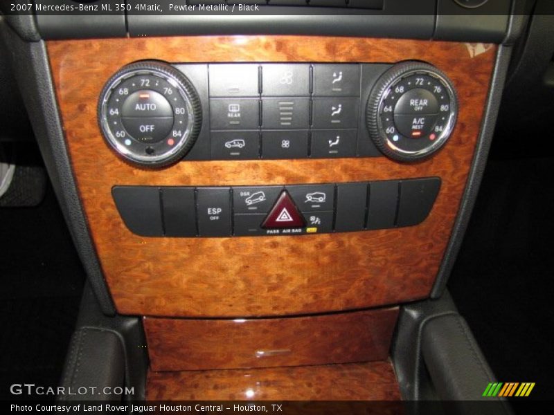 Pewter Metallic / Black 2007 Mercedes-Benz ML 350 4Matic