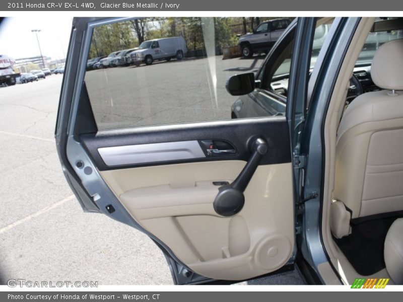 Glacier Blue Metallic / Ivory 2011 Honda CR-V EX-L 4WD
