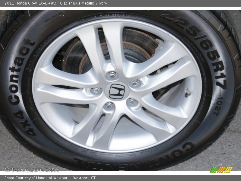 Glacier Blue Metallic / Ivory 2011 Honda CR-V EX-L 4WD