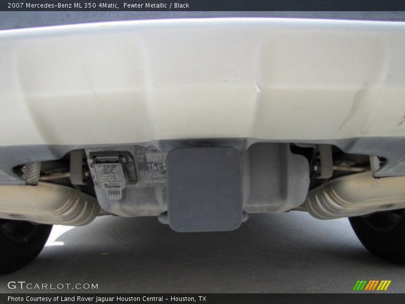 Pewter Metallic / Black 2007 Mercedes-Benz ML 350 4Matic