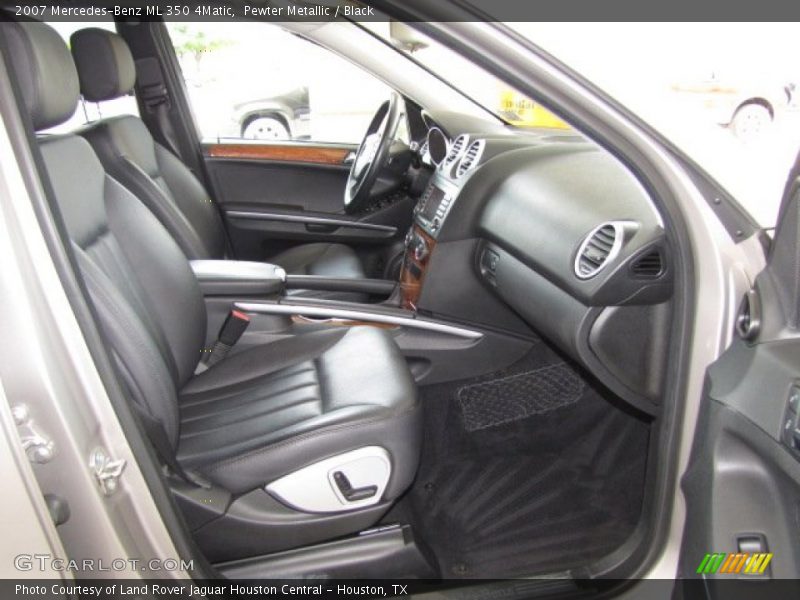 Pewter Metallic / Black 2007 Mercedes-Benz ML 350 4Matic
