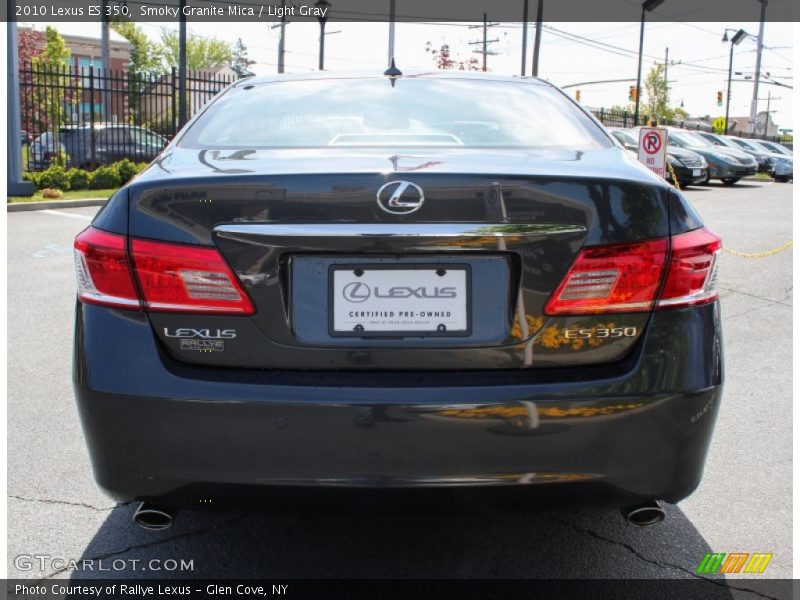 Smoky Granite Mica / Light Gray 2010 Lexus ES 350