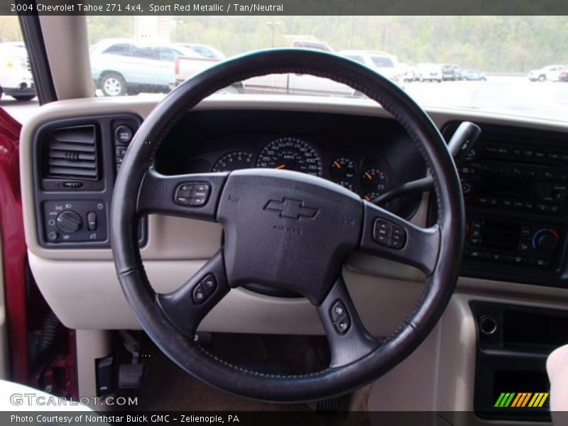 Sport Red Metallic / Tan/Neutral 2004 Chevrolet Tahoe Z71 4x4
