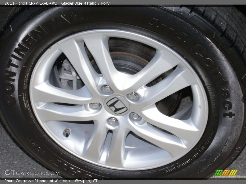 Glacier Blue Metallic / Ivory 2011 Honda CR-V EX-L 4WD