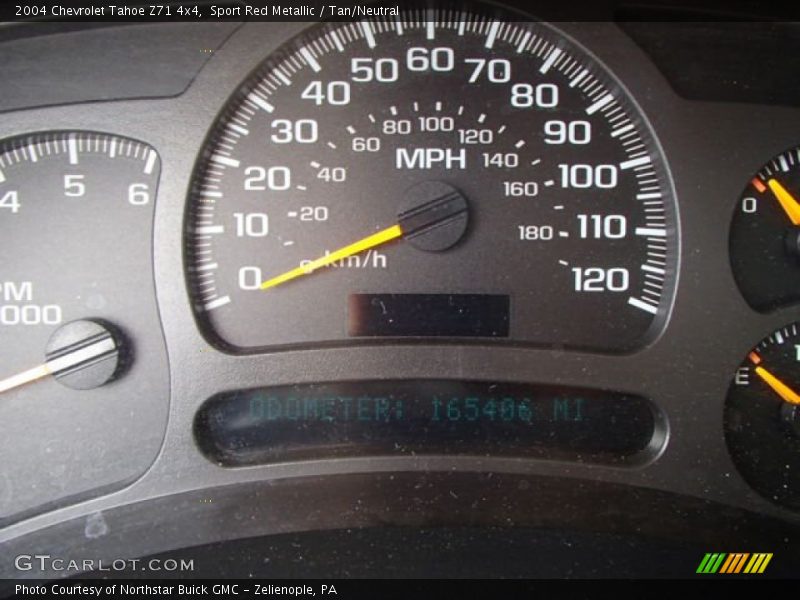 Sport Red Metallic / Tan/Neutral 2004 Chevrolet Tahoe Z71 4x4
