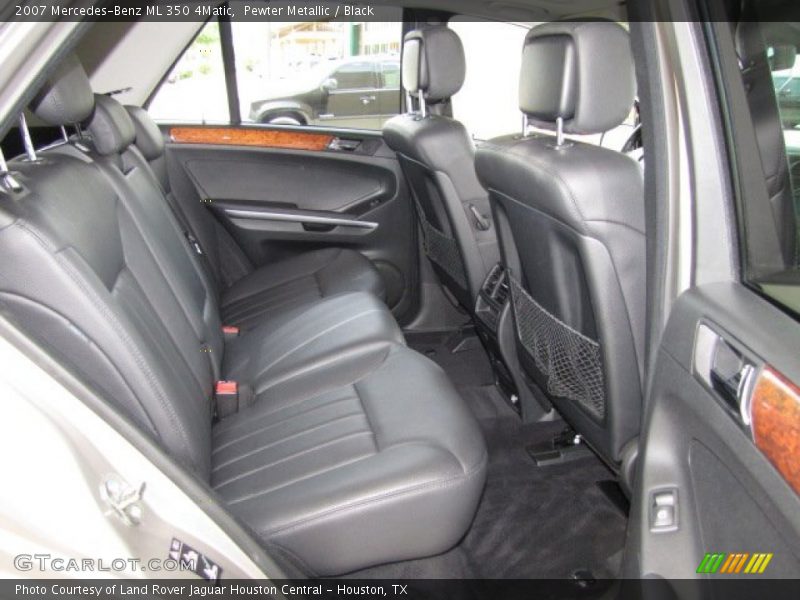 Pewter Metallic / Black 2007 Mercedes-Benz ML 350 4Matic