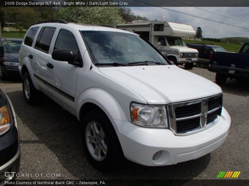 Bright White / Dark/Light Slate Gray 2008 Dodge Durango SLT 4x4