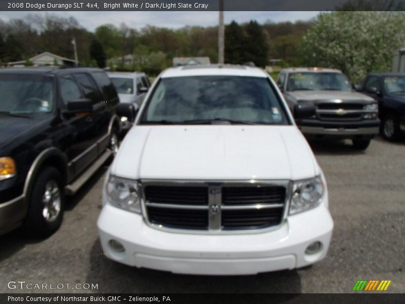 Bright White / Dark/Light Slate Gray 2008 Dodge Durango SLT 4x4