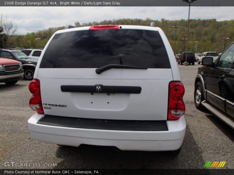 Bright White / Dark/Light Slate Gray 2008 Dodge Durango SLT 4x4
