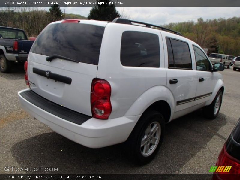 Bright White / Dark/Light Slate Gray 2008 Dodge Durango SLT 4x4