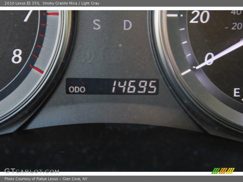 Smoky Granite Mica / Light Gray 2010 Lexus ES 350