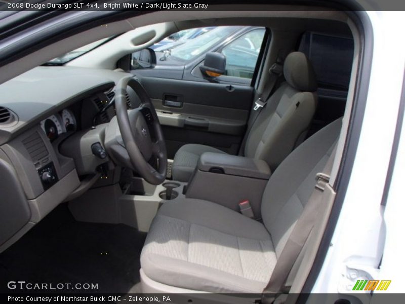 Bright White / Dark/Light Slate Gray 2008 Dodge Durango SLT 4x4