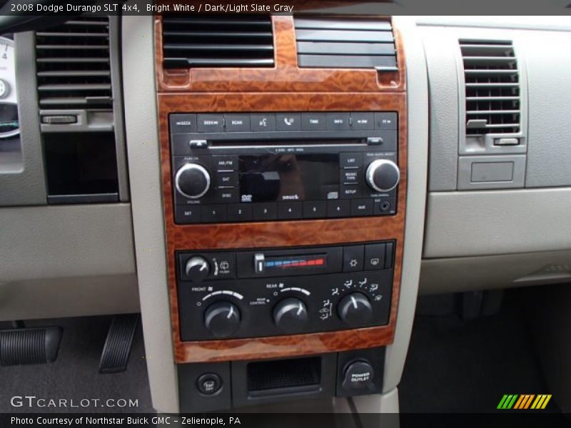 Bright White / Dark/Light Slate Gray 2008 Dodge Durango SLT 4x4