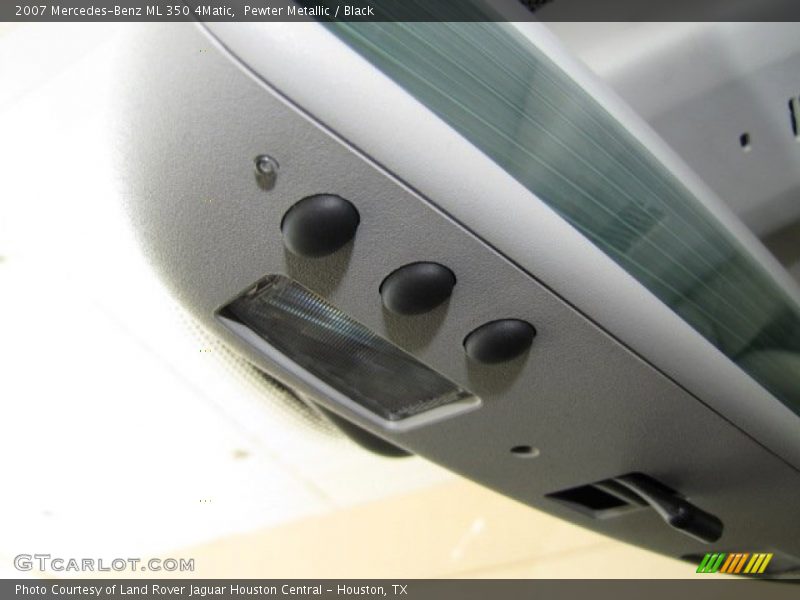 Pewter Metallic / Black 2007 Mercedes-Benz ML 350 4Matic