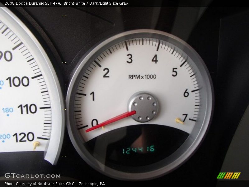 Bright White / Dark/Light Slate Gray 2008 Dodge Durango SLT 4x4