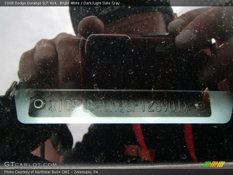 Bright White / Dark/Light Slate Gray 2008 Dodge Durango SLT 4x4