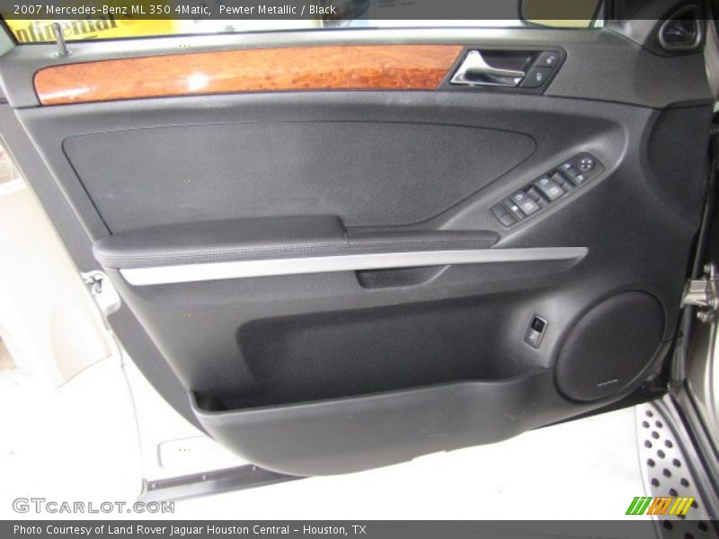 Pewter Metallic / Black 2007 Mercedes-Benz ML 350 4Matic