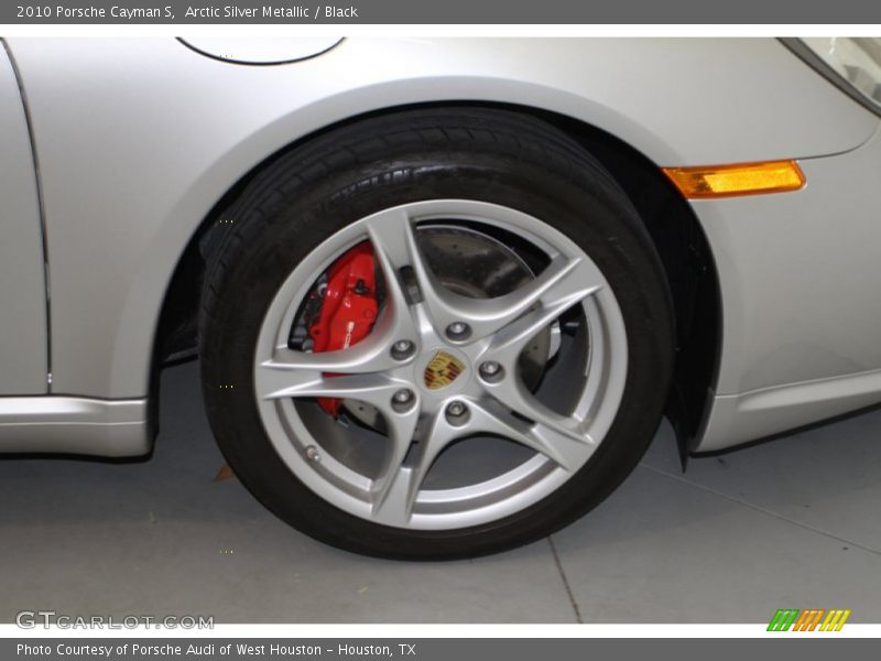 Arctic Silver Metallic / Black 2010 Porsche Cayman S