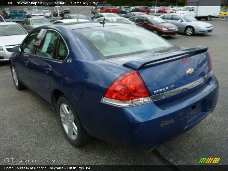 Superior Blue Metallic / Gray 2006 Chevrolet Impala LT