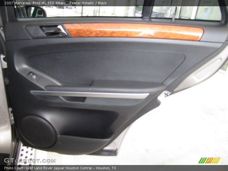 Pewter Metallic / Black 2007 Mercedes-Benz ML 350 4Matic