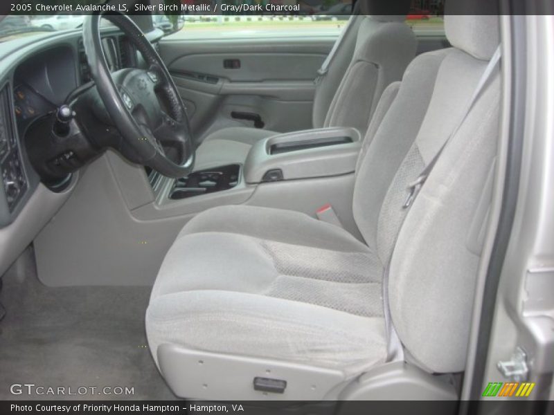 Silver Birch Metallic / Gray/Dark Charcoal 2005 Chevrolet Avalanche LS