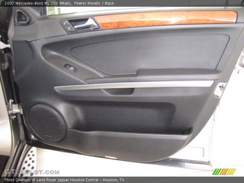 Pewter Metallic / Black 2007 Mercedes-Benz ML 350 4Matic