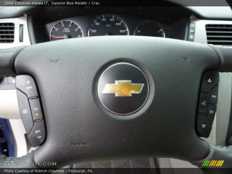 Superior Blue Metallic / Gray 2006 Chevrolet Impala LT