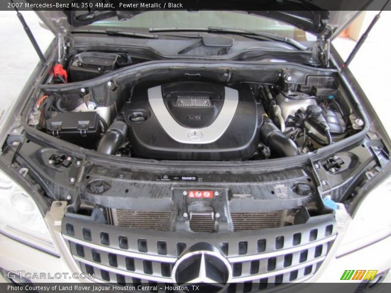 Pewter Metallic / Black 2007 Mercedes-Benz ML 350 4Matic