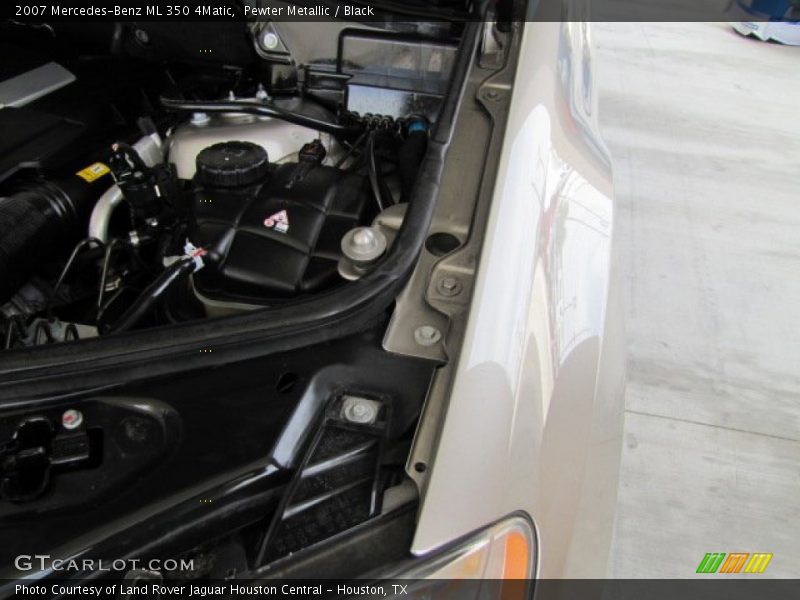Pewter Metallic / Black 2007 Mercedes-Benz ML 350 4Matic
