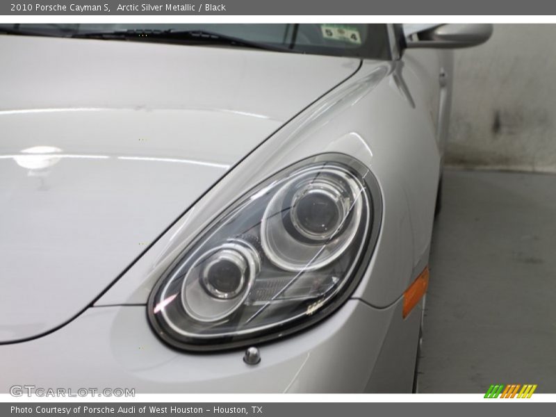 Arctic Silver Metallic / Black 2010 Porsche Cayman S