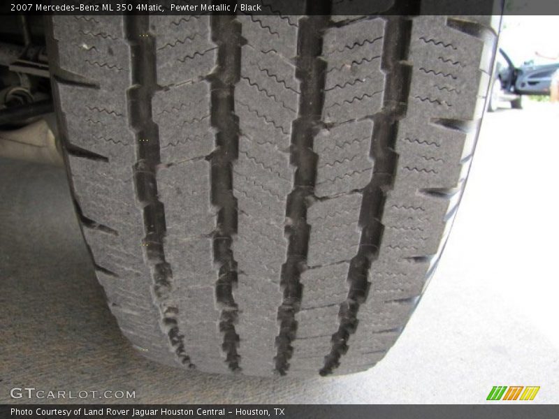 Pewter Metallic / Black 2007 Mercedes-Benz ML 350 4Matic