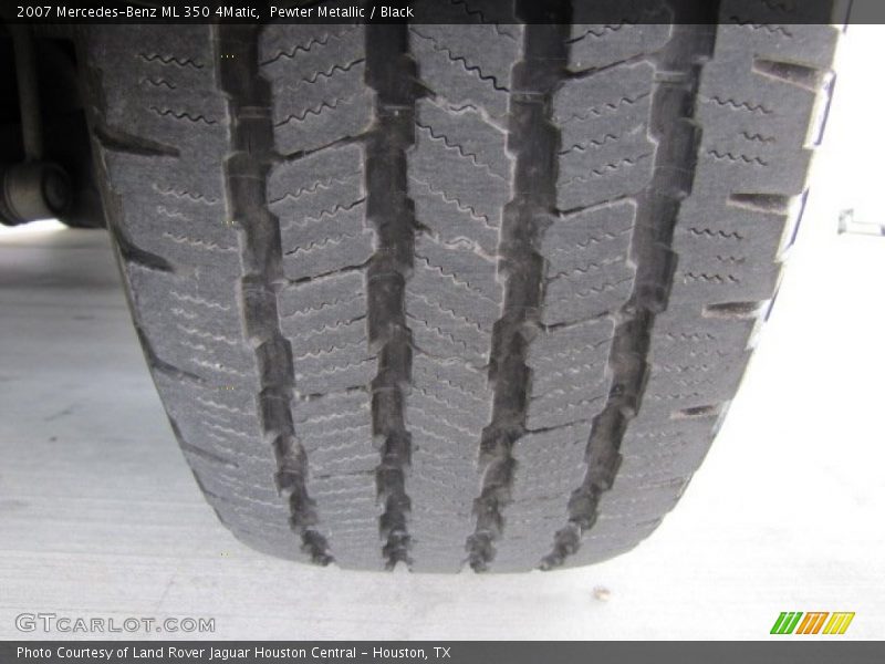 Pewter Metallic / Black 2007 Mercedes-Benz ML 350 4Matic