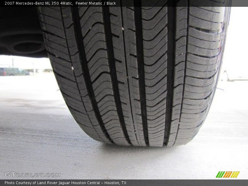 Pewter Metallic / Black 2007 Mercedes-Benz ML 350 4Matic