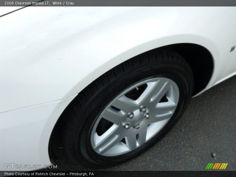 White / Gray 2006 Chevrolet Impala LT