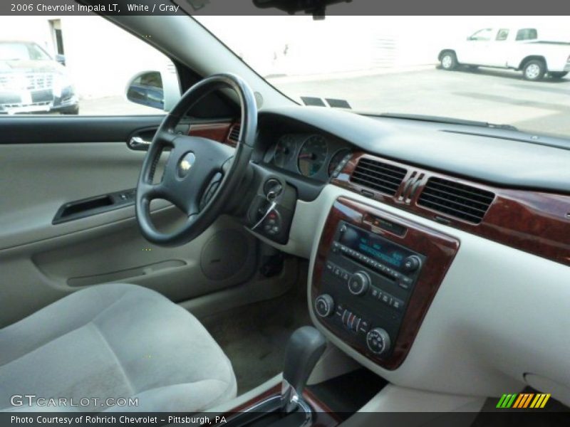 White / Gray 2006 Chevrolet Impala LT