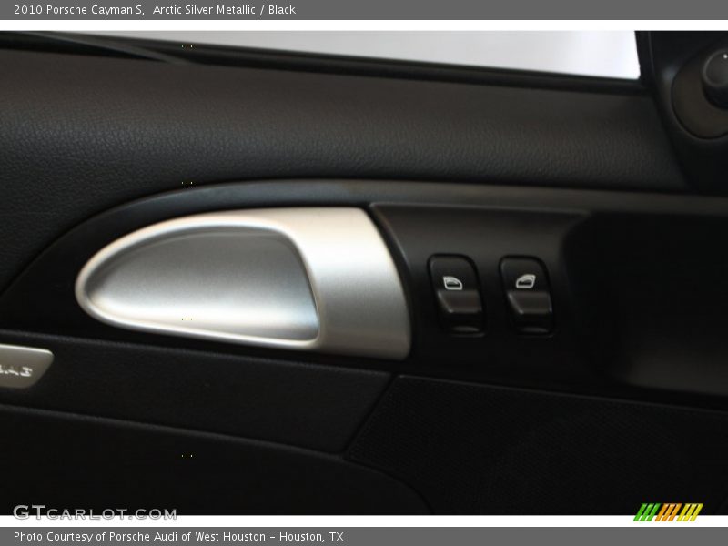 Arctic Silver Metallic / Black 2010 Porsche Cayman S