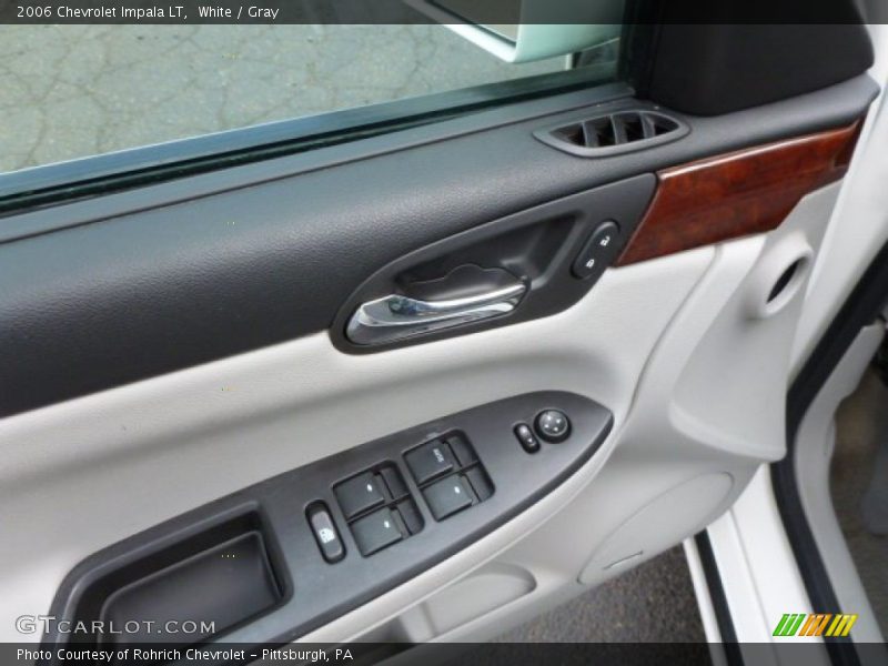 White / Gray 2006 Chevrolet Impala LT