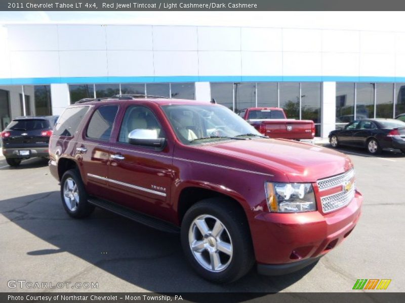 Red Jewel Tintcoat / Light Cashmere/Dark Cashmere 2011 Chevrolet Tahoe LT 4x4