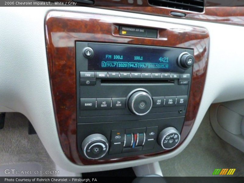 White / Gray 2006 Chevrolet Impala LT